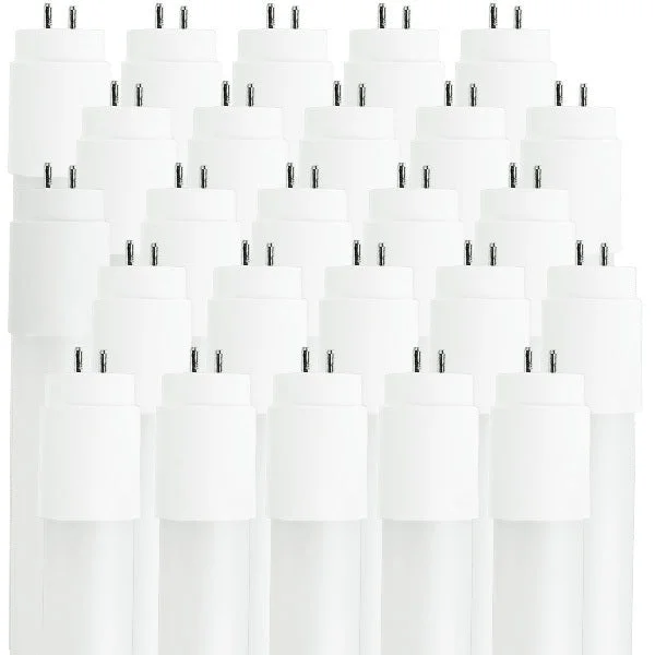 25 Pk 9 Watt T8 LED; 2Ft; 3000K; Medium Bi Pin base; 50000 Average rated hours; 1100 Lumens; Type B; Ballast Bypass; Single or Double Ended Wiring - Image 2