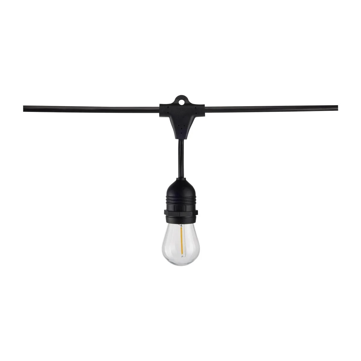 60FT Commercial LED String Light, Includes 24-S14 bulbs, 2200K, 120 Volts - Image 2