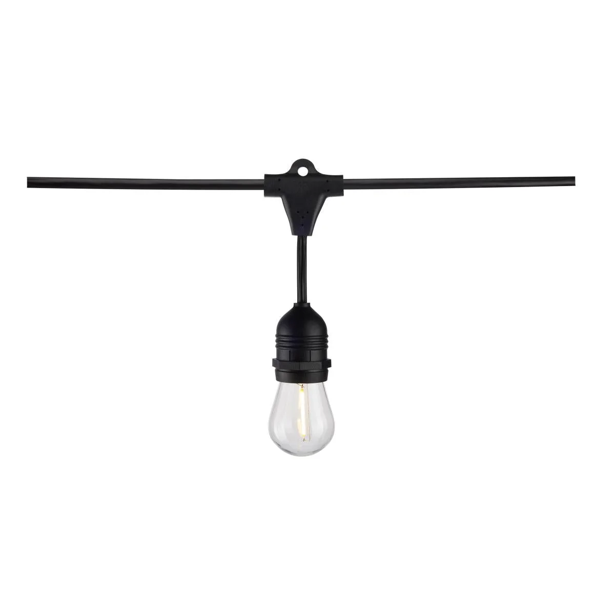 60FT Commercial LED String Light, Includes 24-S14 bulbs, 2200K, 120 Volts - Image 3