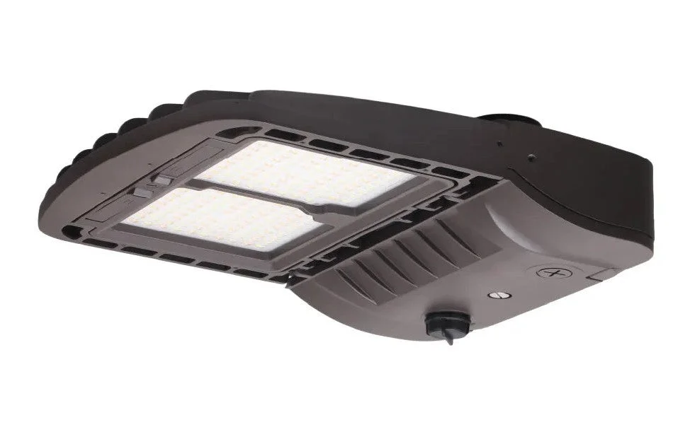 LED Area Light, 22,000 Lumen Max, Wattage and CCT Selectable, Adjustable Type 3 and 5 Lens, 120-277V, Bronze or White Finish
