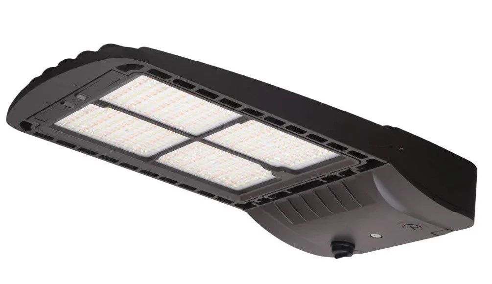 LED Area Light, 45,000 Lumen Max, Wattage and CCT Selectable, Adjustable Type 3 and 5 Lens, 120-277V, Bronze or White Finish