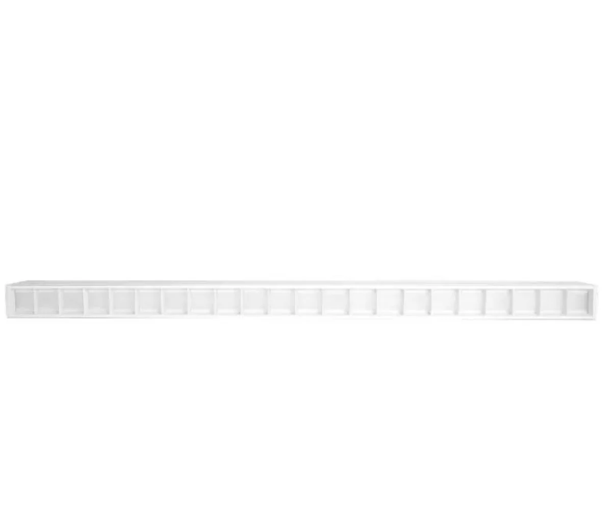 4FT Superior Architectural Seamless Linear Lights with White Louver Lens, 4710 Lumen Max, 40W, CCT Selectable, 120-277V - Image 2
