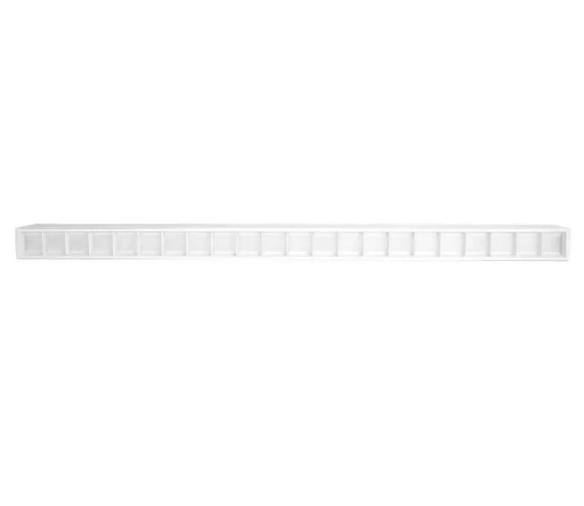 6FT Superior Architectural Seamless Linear Lights with White Louver Lens, 7102 Lumen Max, 60W, CCT Selectable, 120-277V - Image 3