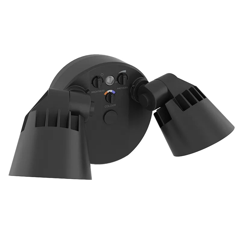 X-Gen Advance Security Lights, 3250 Lumens, Wattage and CCT Selectable, 120V, Bronze, White or Black Finish - Image 12