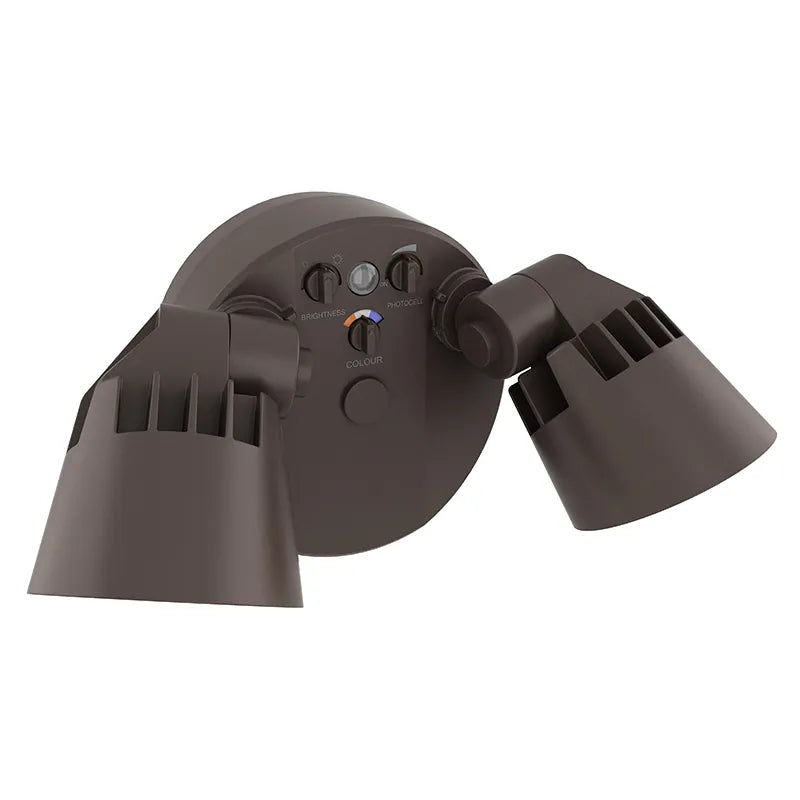 X-Gen Advance Security Lights, 3250 Lumens, Wattage and CCT Selectable, 120V, Bronze, White or Black Finish - Image 4