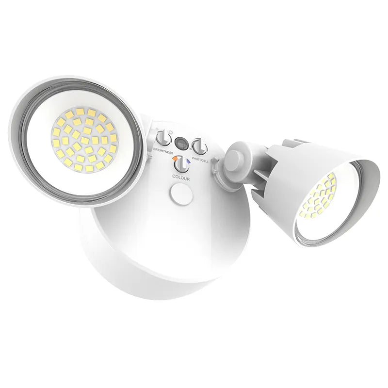 X-Gen Advance Security Lights, 3250 Lumens, Wattage and CCT Selectable, 120V, Bronze, White or Black Finish - Image 5
