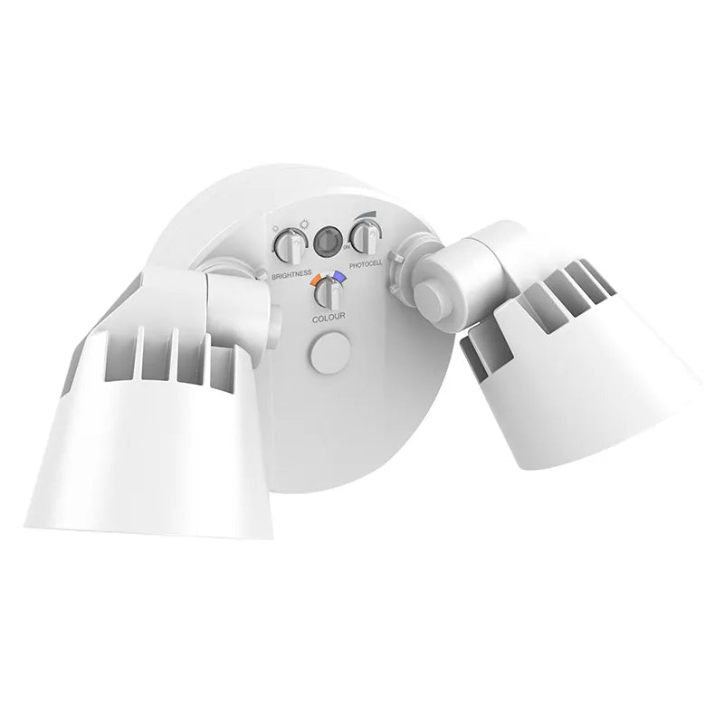 X-Gen Advance Security Lights, 3250 Lumens, Wattage and CCT Selectable, 120V, Bronze, White or Black Finish - Image 8
