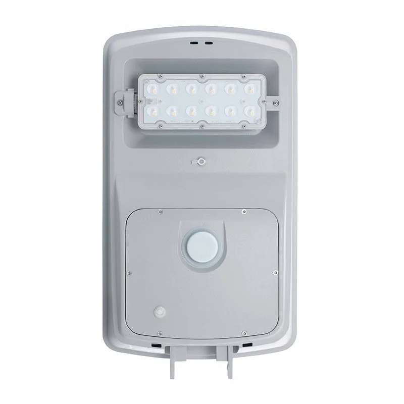 LED Solar Roadway/Flood Light, 14 Watt, 1600 Lumens, 5000K CCT, White Finish - Image 2