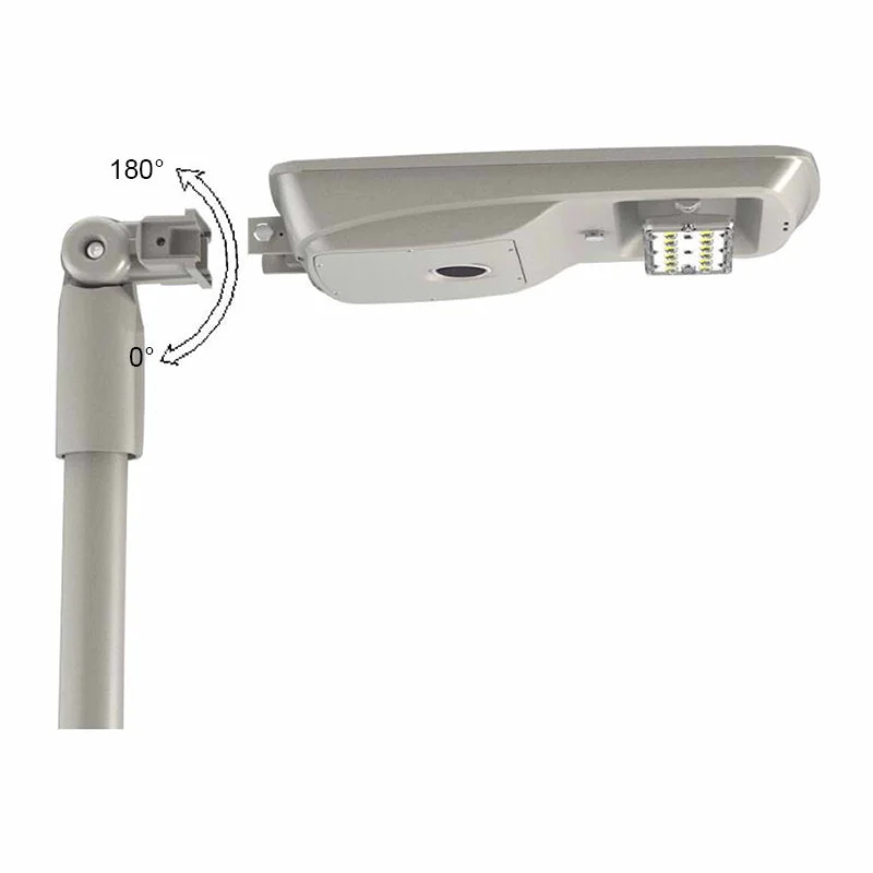 LED Solar Roadway/Flood Light, 14 Watt, 1600 Lumens, 5000K CCT, White Finish - Image 6