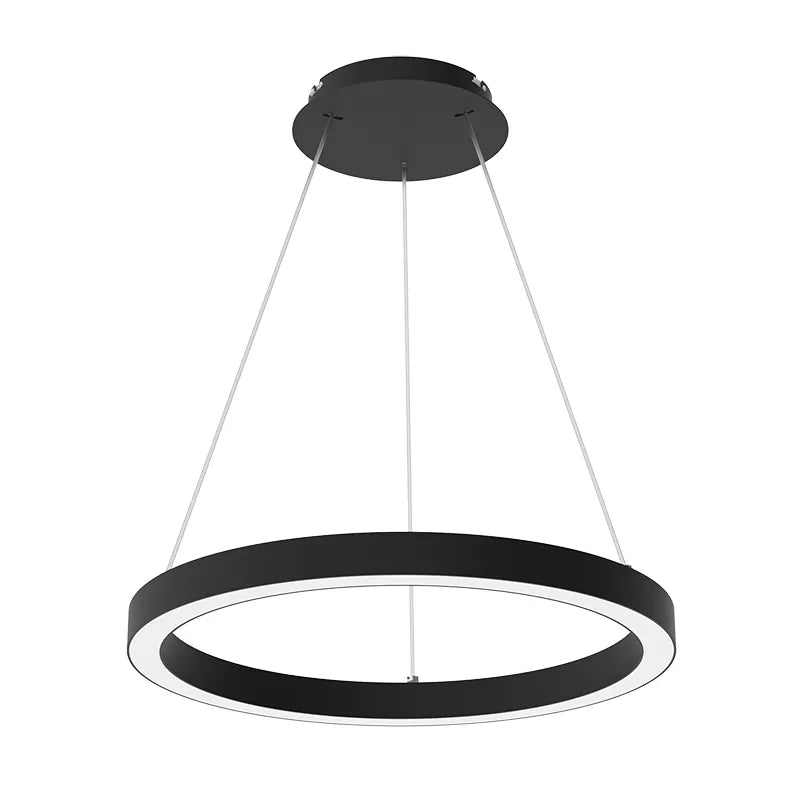 24" LED Round Pendant Up/Down Light, 3120 Lumen Max, Wattage and CCT Selectable, 120-277V