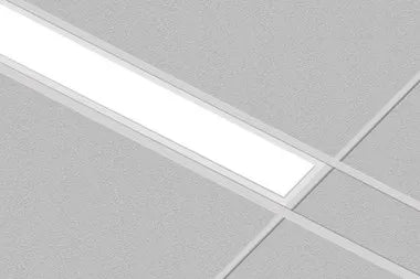 2FT, 6" Wide Slot Recessed Commercial Linear Lights, 2200 Lumen Max, Wattage and CCT Selectable, 120-277V - Image 3