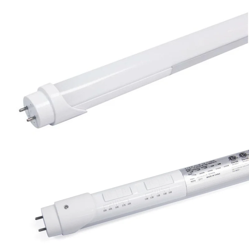 30PK 4FT LED T8 Tube Light, Type A+B Double End or Single End Power, Wattage and CCT Tunable, 120-277V
