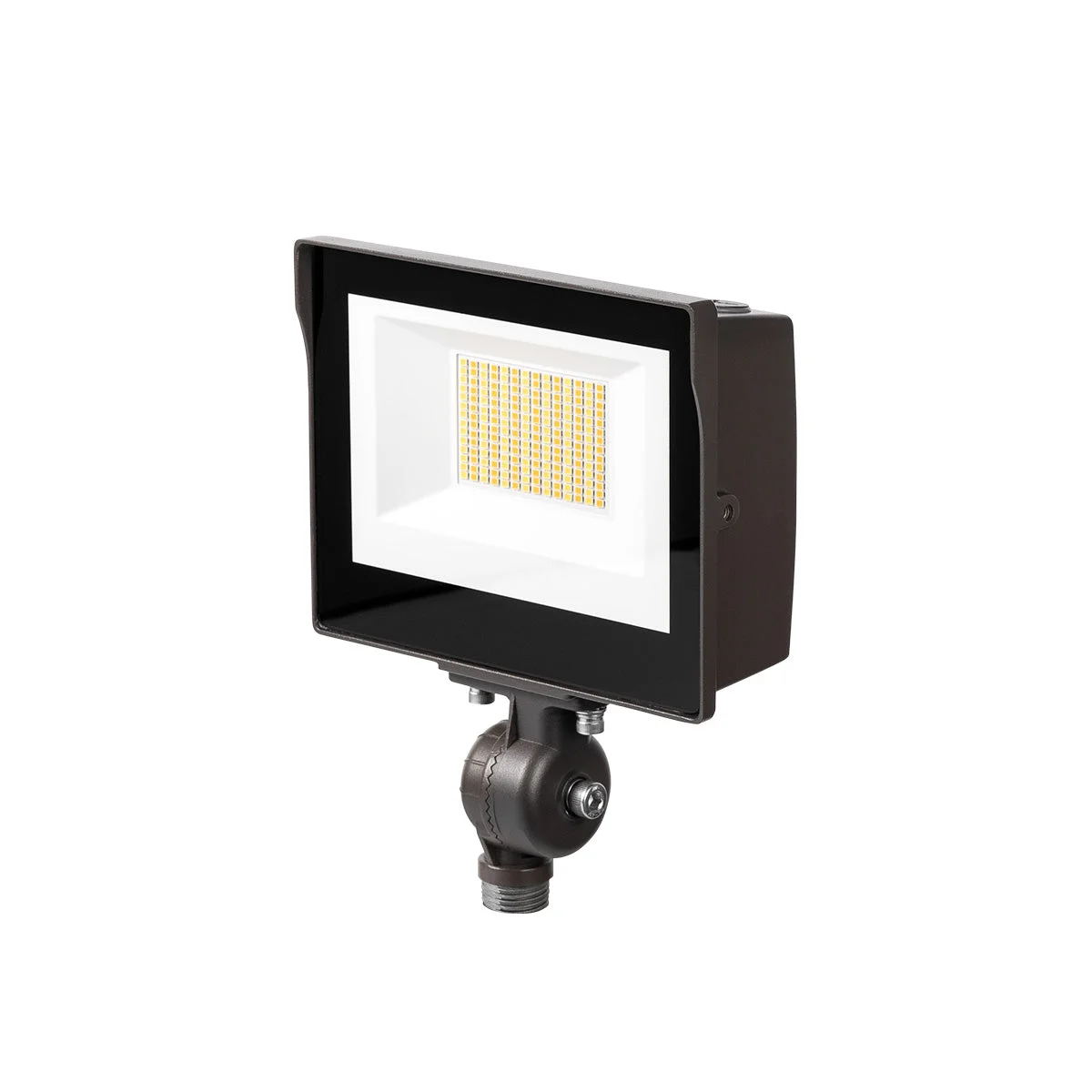 4PK Origin LED Small Flood Light, 5,425 Lumen Max, Wattage and CCT Selectable, Knuckle & Trunnion, 120-277V - Image 2