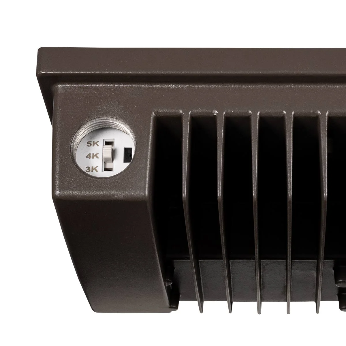 4PK Origin LED Small Flood Light, 5,425 Lumen Max, Wattage and CCT Selectable, Knuckle & Trunnion, 120-277V - Image 4
