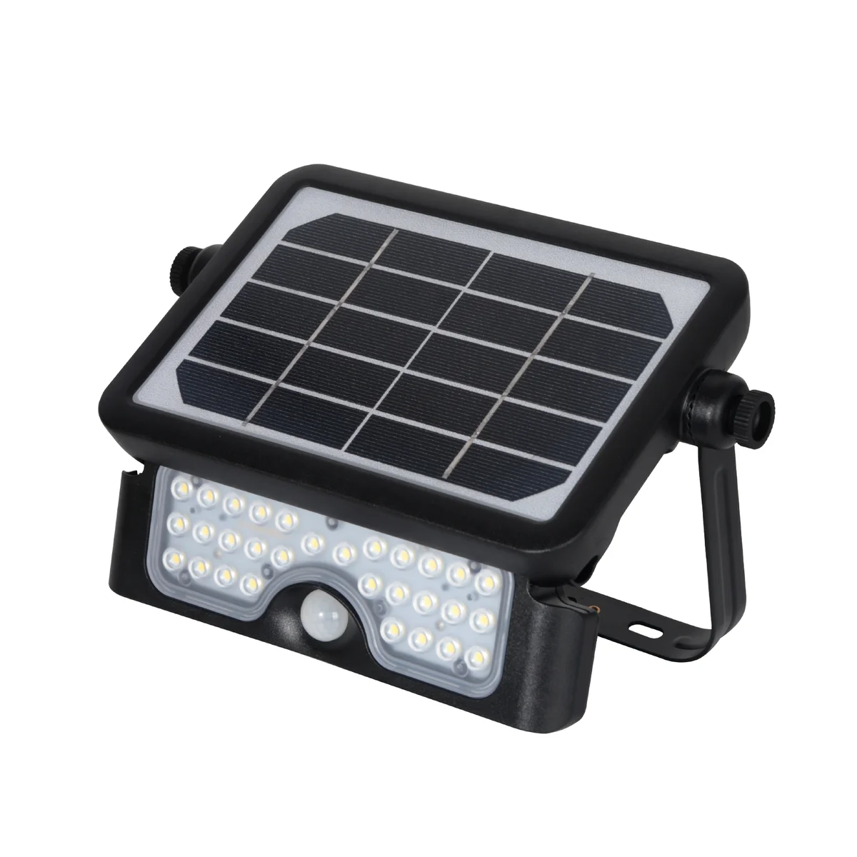 Solar Flood Integrated Flood Light Pad, 5W, 500 Lumens, 4000K, Black - Image 2