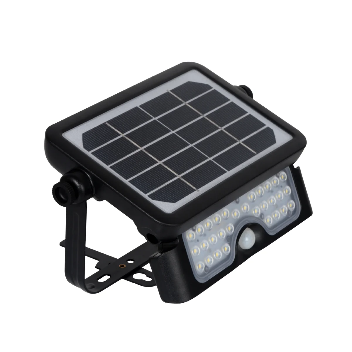 Solar Flood Integrated Flood Light Pad, 5W, 500 Lumens, 4000K, Black - Image 3