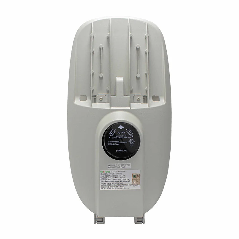 LED Roadway/CobraHead Light, 80 Watt, 120-277V, 10800 Lumens, 3000K or 5000K, Light Gray Finish - Image 3