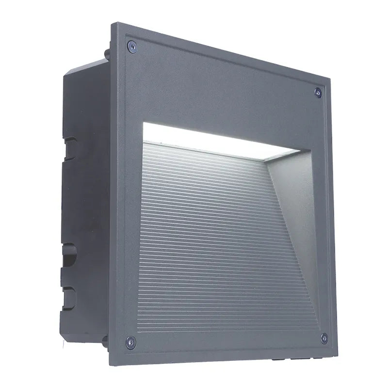 Commercial Large Wall/Step Lights, 925 Lumens, Wattage and CCT Selectable, 120-277V, Black or Gray - Image 3
