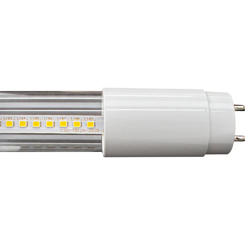 12PK 4FT LED AC Direct Ballast T8 Glass Tube, 17W, 2200 Lumens, 4000K or 5000K CCT, 120-277V - Image 2