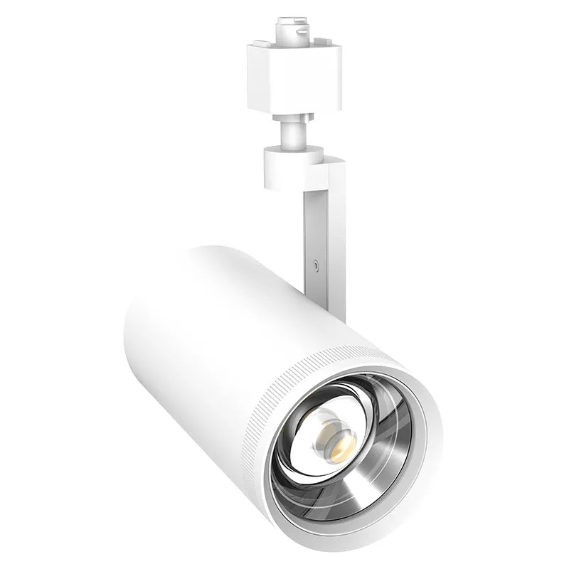 LED Track Head, 2700 Lumen Max, Wattage and CCT Selectable, White or Black Finish, 120V