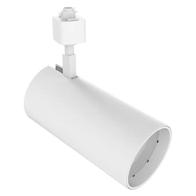 LED Track Head, 2700 Lumen Max, CCT and Wattage Selectable, White or Black Finish, 120V