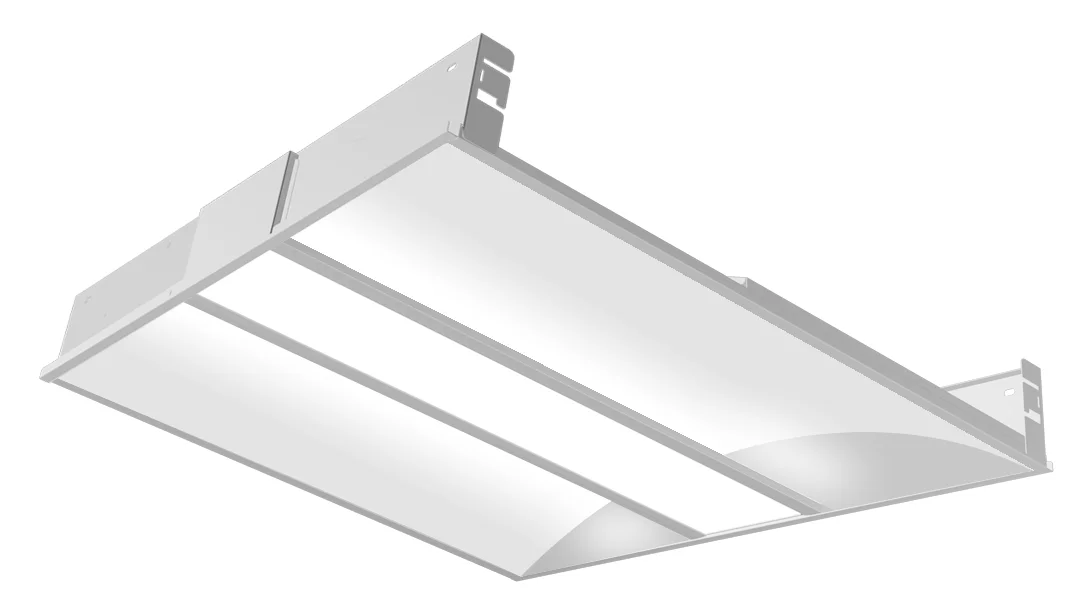 2x2 Premium Indirect LED Troffer, 4400 Lumen Max, Wattage and CCT Selectable, Dimming, 120-277V