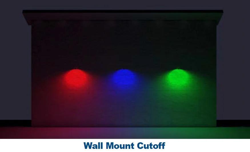 LED Static Color Area, Flood and Wall Light, 60 watt, Blue, Green, Red or Amber CCT - Image 4