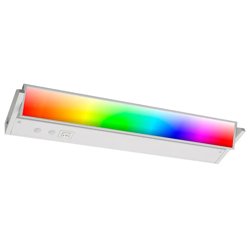 32in RGBW Under Cabinet Light, 16W, CCT Selectable, 120V, Bronze or White Finish - Image 5
