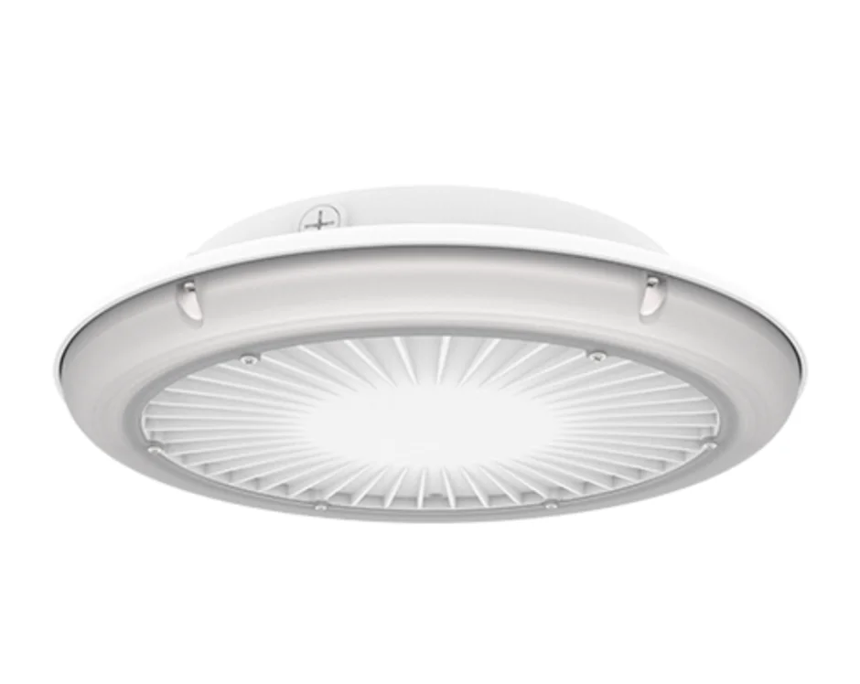 UFO Parking Garage Canopy Light Fixture, 40W, 3000K, 4000K or 5000K, 347-480V, Bronze, Black, Silver or White Finish - Image 2
