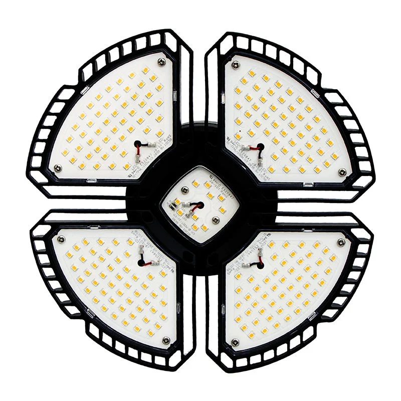 LED UFO High Bay Lamp, 12,000 Lumens, 100 Watt, 120-277V, 5000K, Black Finish - Image 3