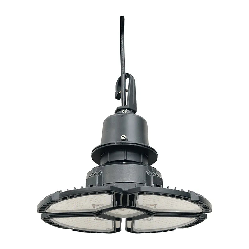 LED UFO High Bay Lamp, 18,000 Lumens, 150 Watt, 120-277V, 5000K, Black Finish - Image 2