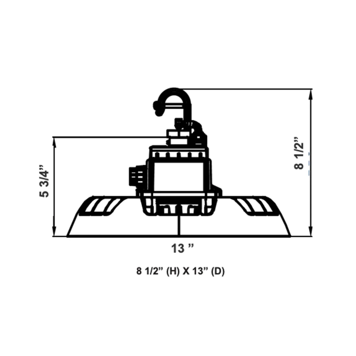 Westgate LED High Lumen UFO Highbay, 50W/80W/100W/150W, 120V-277V, 4000K - Image 2