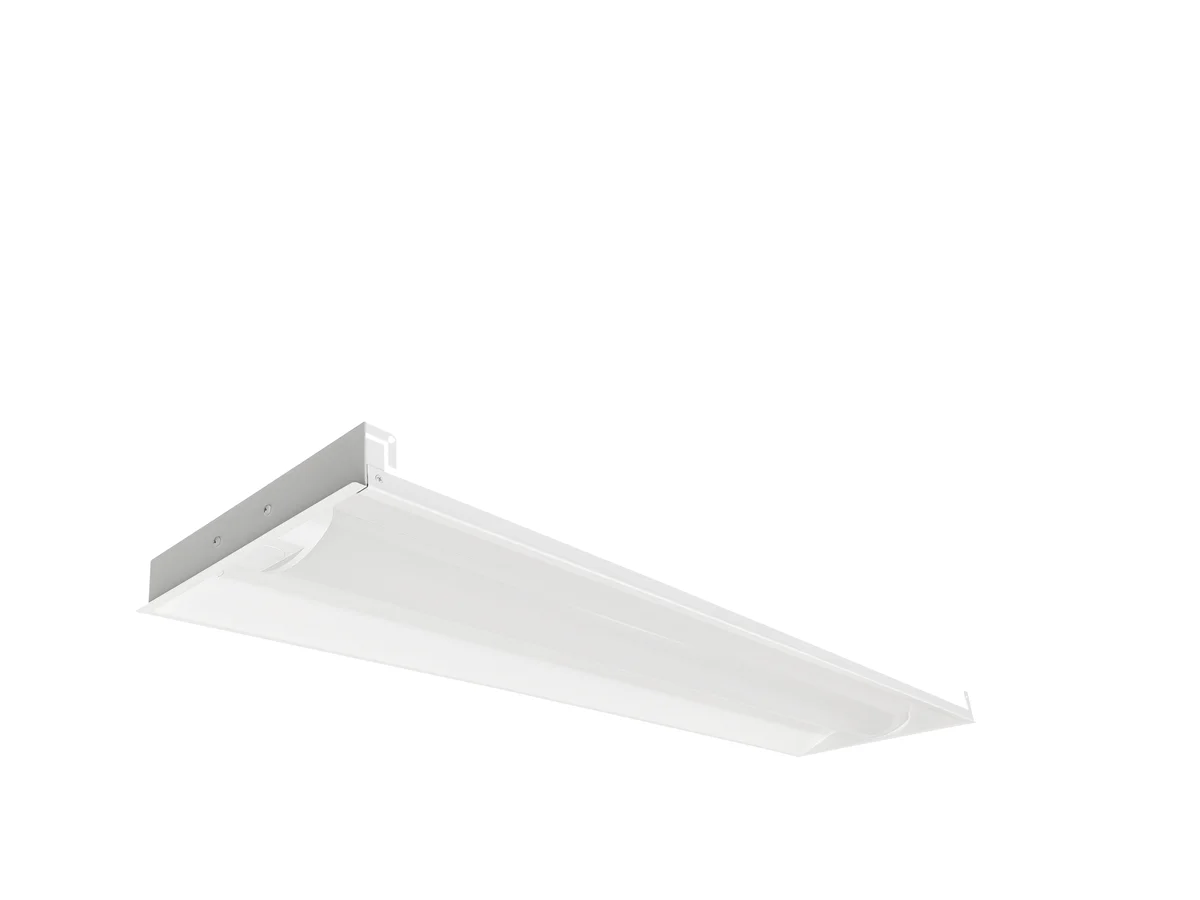 1x4 Volumetric Troffer, 4900 Lumen Max, Wattage and CCT Selectable, Dimmable, 120-347V