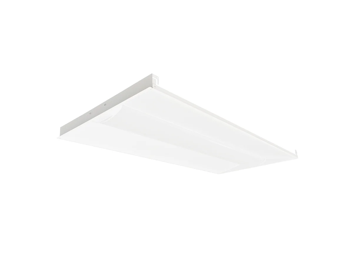 2PK 2x4 Volumetric Troffer, 6300 Lumen Max, Wattage and CCT Selectable, Dimmable, 120-347V