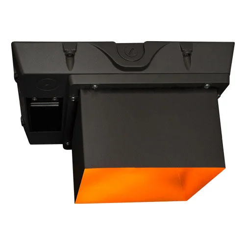 AmberLED Garage Lighter, Turtle Friendly, 39W or 52W, 1400K, 120-277V, White or Bronze Finish