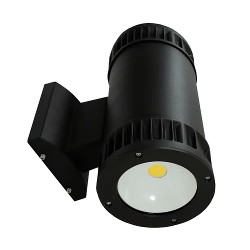 LED Static Color Up/Down Wall Cylinder, 40 watt, Blue, Green, Red or Amber CCT - Image 2