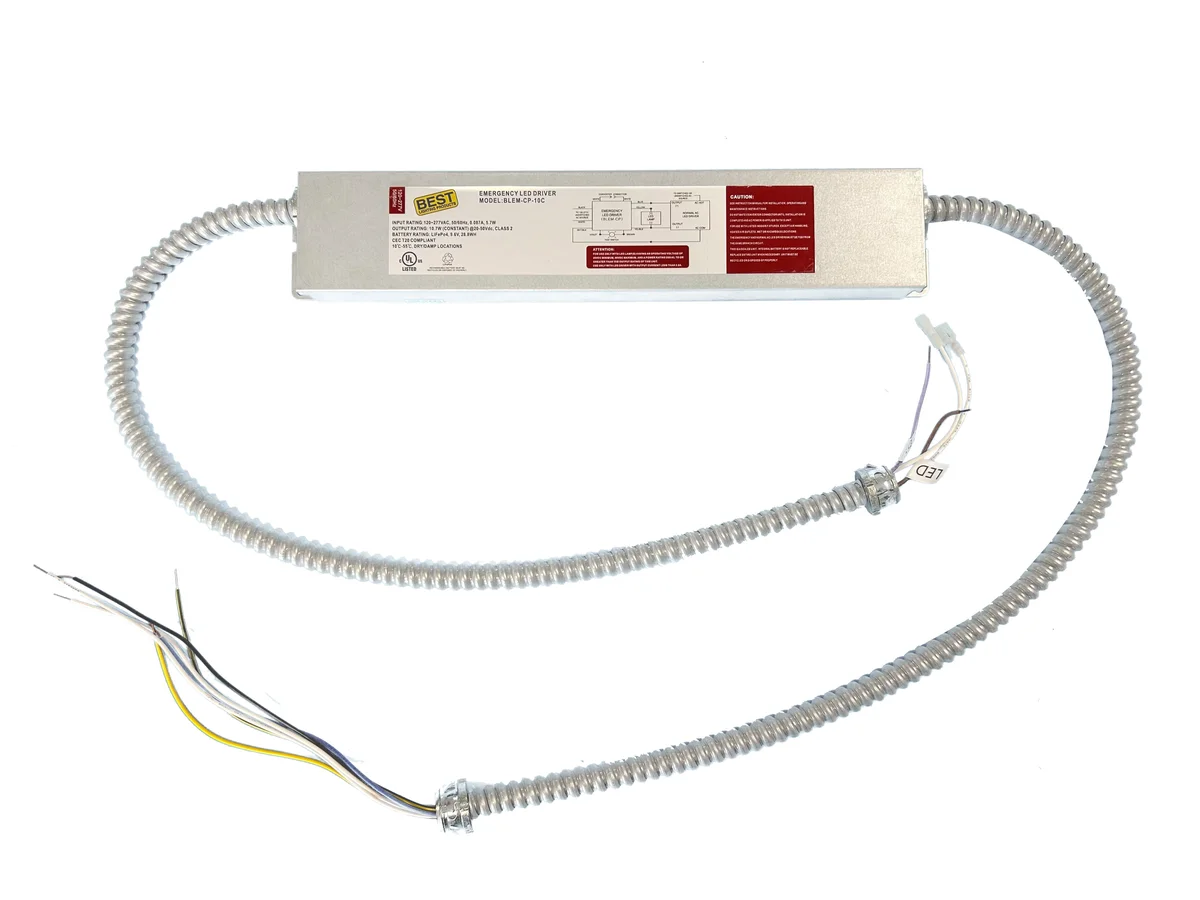 Constant Power Emergency LED Driver, 90 Minute Minimum Operating Time, 120-277V - Image 2