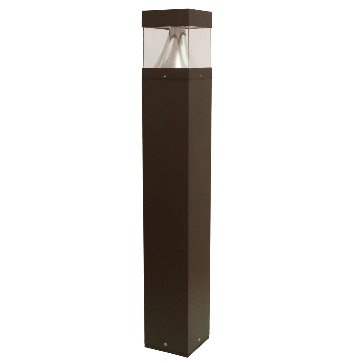 6" LED Square Bollards, 3000 Lumens, CCT Selectable, 120-277V, Bronze - Image 3