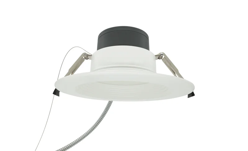 8" Architectural Downlight, 5000 Lumen Max, Wattage and CCT Selectable, 120-277V, White