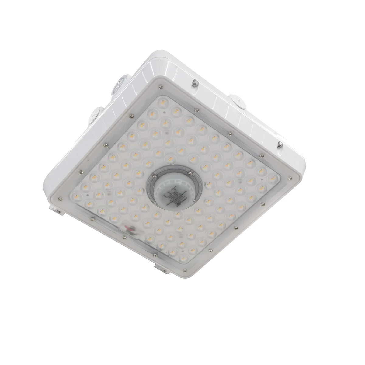LED Parking Garage Canopy Light, 10,506 Lumen Max, Wattage and CCT Selectable, 120-277V, Bronze or White Finish - Image 4