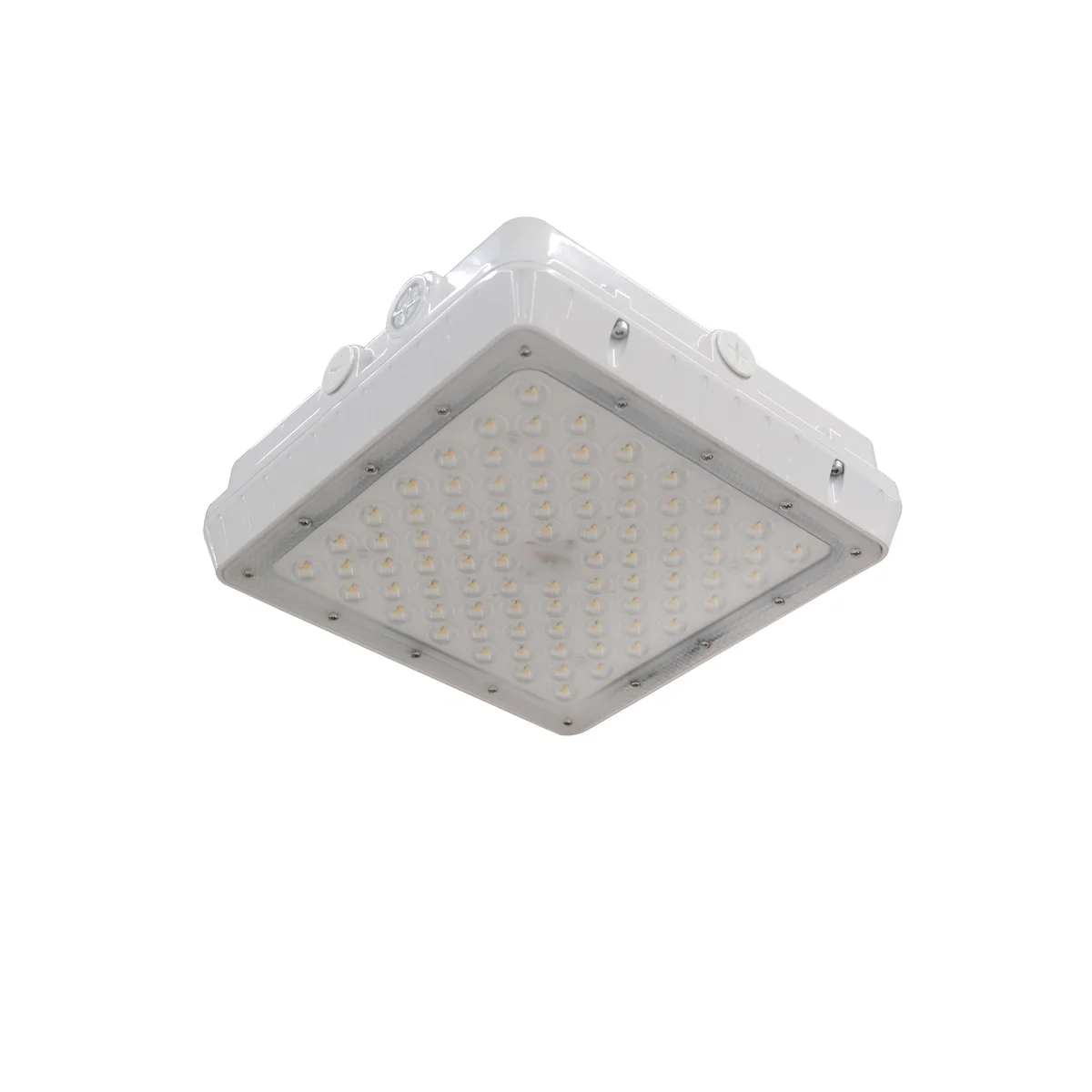 LED Parking Garage Canopy Light, 10,506 Lumen Max, Wattage and CCT Selectable, 120-277V, Bronze or White Finish - Image 5