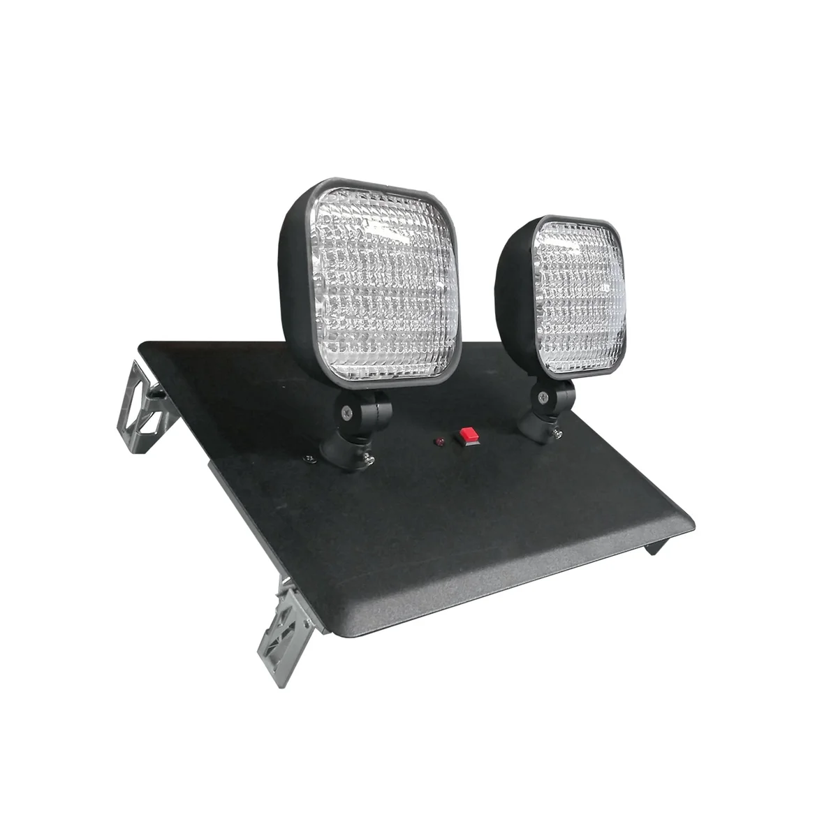 LED Recessed Emergency Light with Two Adjustable Heads - Image 3
