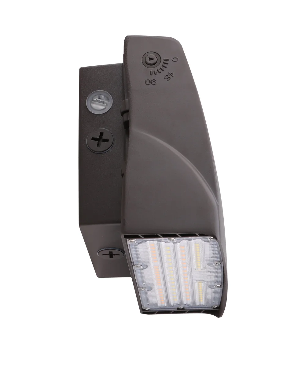 LED Adjustable Wall Pack, 4050 Lumen Max, Wattage and CCT Selectable, Integrated Photocell, 120-277V, Bronze Finish - Image 5