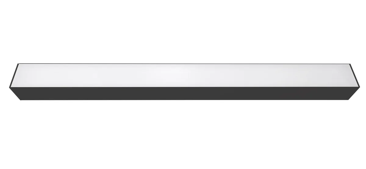 4 FT LED Direct/Indirect Suspended Linear Fixture, 4" Wide, 5750 Lumen Max, Wattage and CCT Selectable, 120-277V, White or Black Finish - Image 7