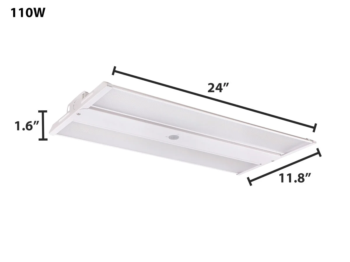 2FT LED Compact Linear High Bay Fixture, 15,400 Lumen Max, Wattage and CCT Selectable, 120-277V - Image 3