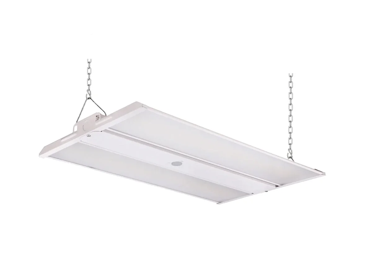 2FT LED Compact Linear High Bay Fixture, 42,000 Lumen Max, Wattage and CCT Selectable, 277-480V