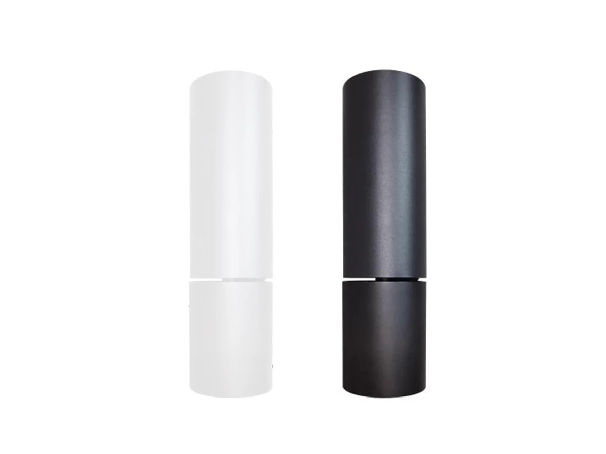 2" LED Adjustable Architectural Cylinder Light Fixture, 1080 Lumens, 12W, CCT Selectable, 120-277V, Black or White Finish - Image 2