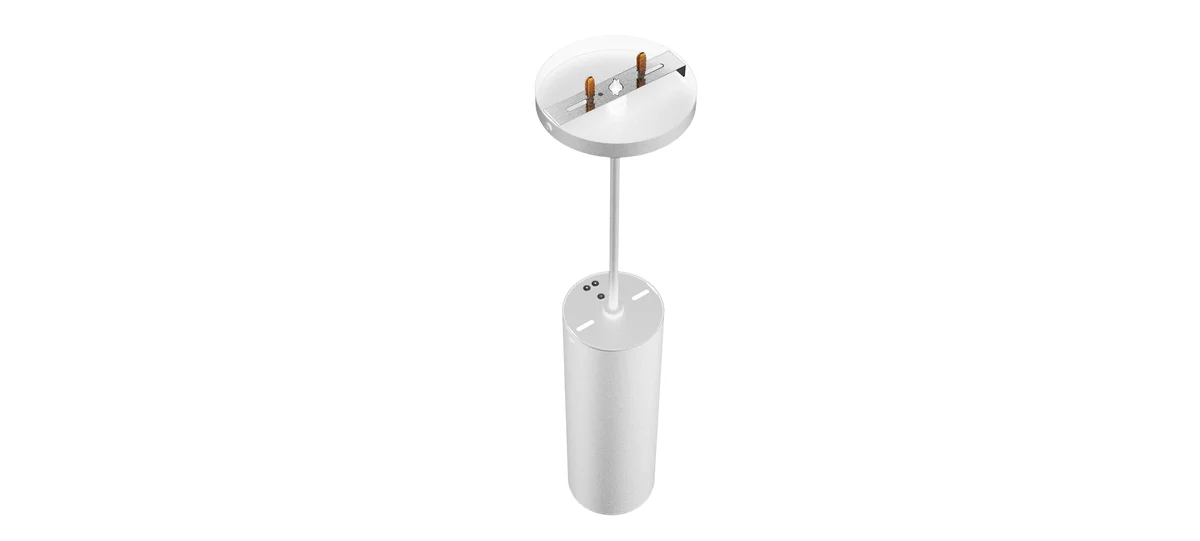 6" LED Architectural Cylinder Light Fixture, 2625 Lumens, Wattage and CCT Selectable, 120-277V, White Finish - Image 7