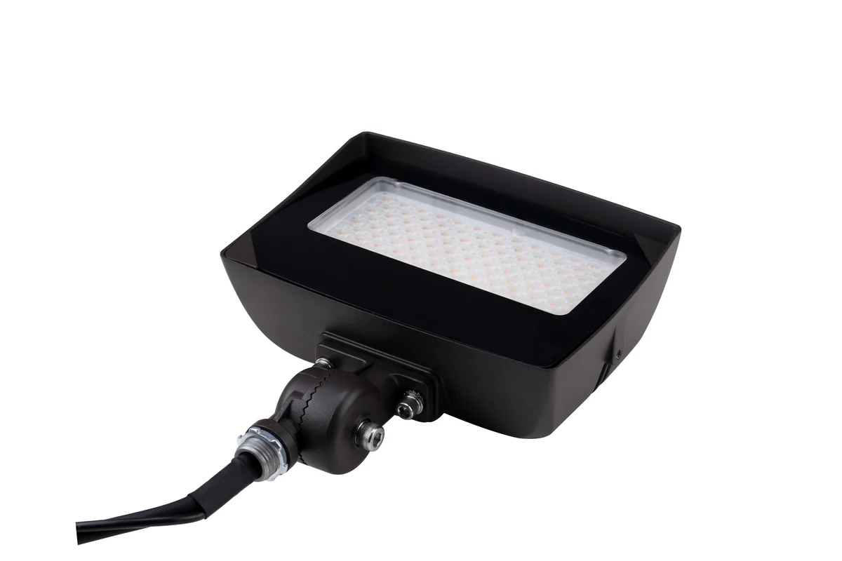LED Flood Light, 5250 Lumen Max, Wattage, CCT and Optic Selectable, Integrated Photocell, 120-277V - Image 6