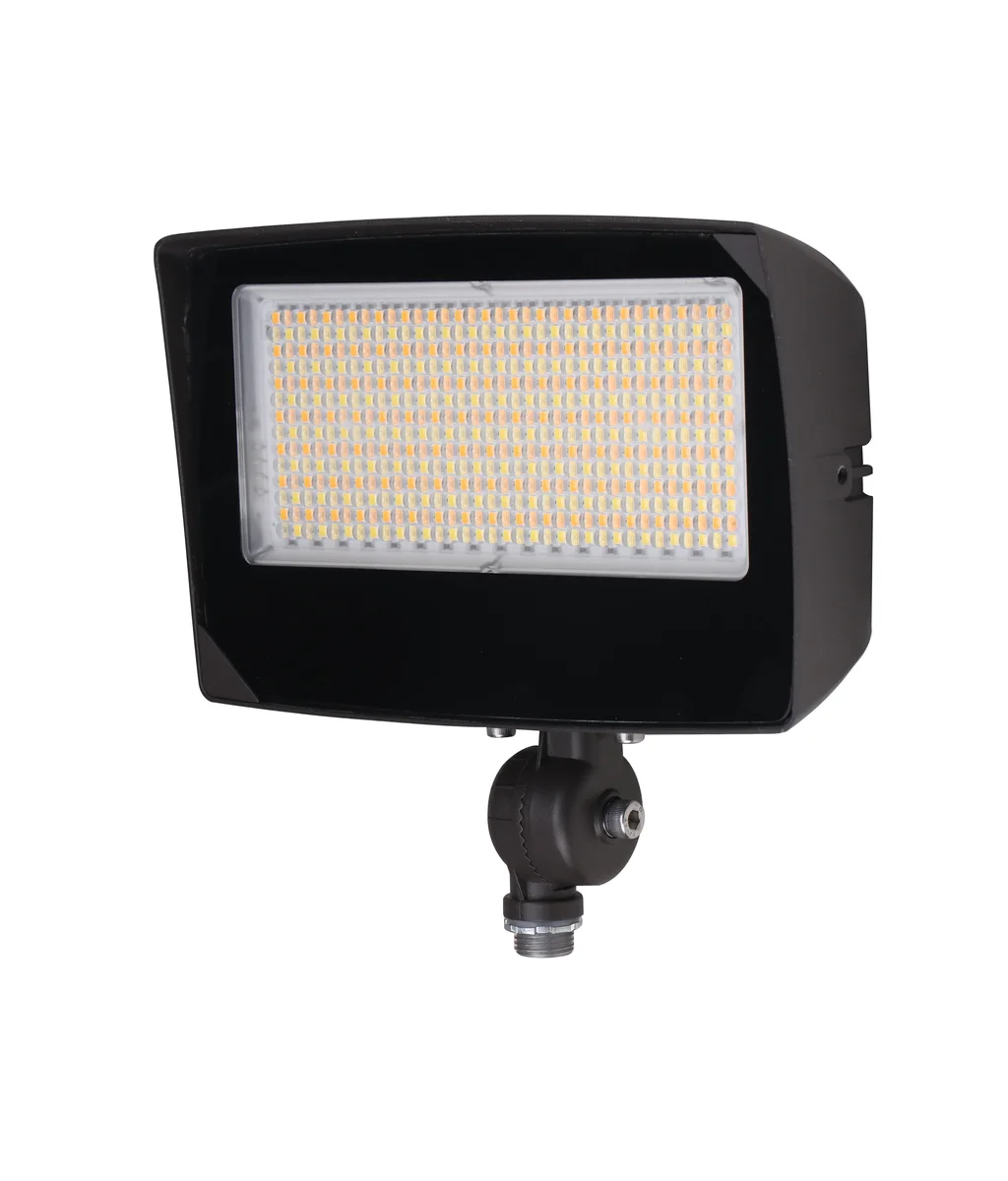 LED Flood Light, 9000 Lumen Max, Wattage, CCT and Optic Selectable, Integrated Photocell, 120-277V - Image 4